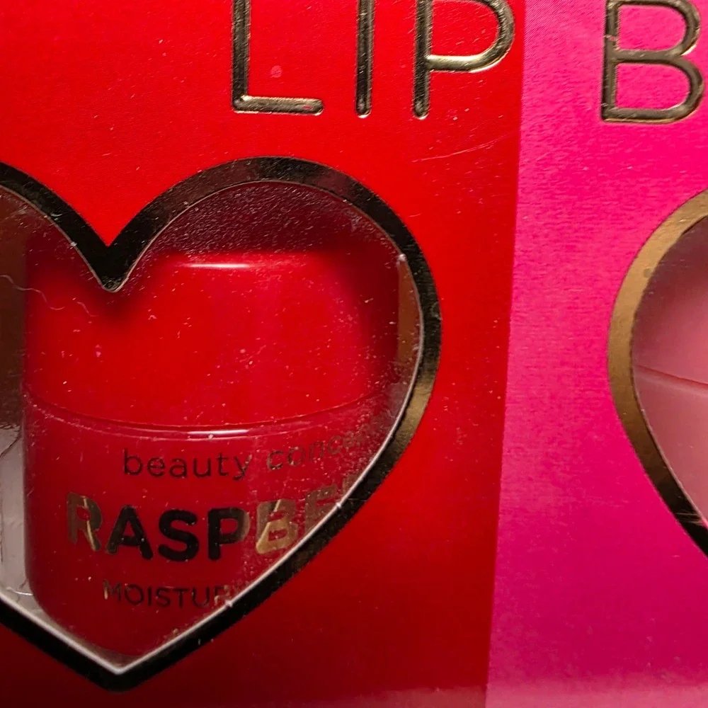 Beauty Concepts Lip Balm Collection 4 Piece Set Raspberry Vanilla Mint Lavender